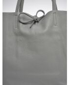 Sac à main en cuir SS26 RM 1847 gris - 37x41x12 cm