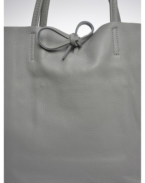 Sac à main en cuir SS26 RM 1847 gris - 37x41x12 cm
