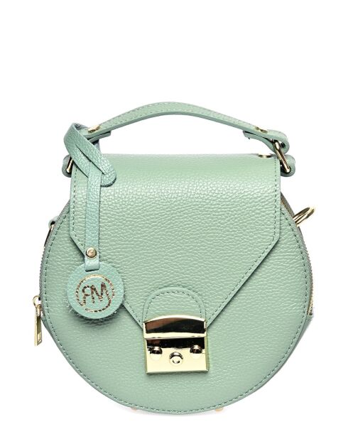 SS26 RM 1628 celadon leren handtas - 21x27,5x12 cm