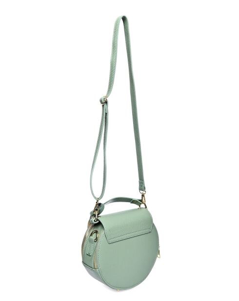 SS26 RM 1628 celadon leren handtas - 21x27,5x12 cm