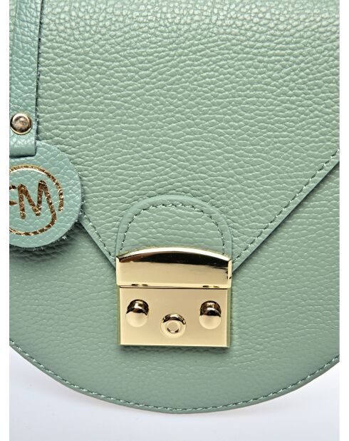SS26 RM 1628 celadon leren handtas - 21x27,5x12 cm