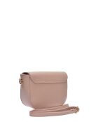 SS26 RM 148T Schultertasche aus puderfarbenem Leder - 15x19,5x7 cm