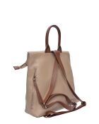 Sac à dos en cuir SS26 LV 128 boue brun - 31x34x10 cm