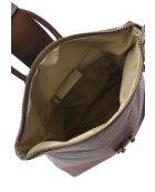 Sac à dos en cuir SS26 LV 128 boue brun - 31x34x10 cm