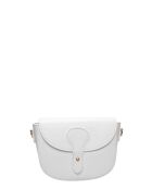 SS26 RM 148T weiße Schultertasche aus Leder - 15x19,5x7 cm