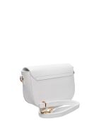 SS26 RM 148T weiße Schultertasche aus Leder - 15x19,5x7 cm