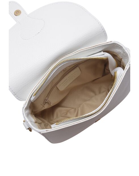 SS26 RM 148T weiße Schultertasche aus Leder - 15x19,5x7 cm