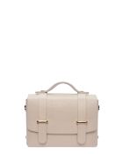 SS26 LV 192 beigefarbene Lederhandtasche - 13x19x6,5 cm