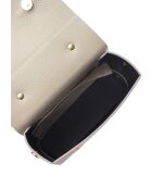 SS26 LV 192 beigefarbene Lederhandtasche - 13x19x6,5 cm