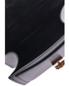 SS26 RM 3164 schwarze Lederhandtasche - 12x20x6 cm