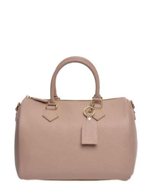 SS26 RM 1897 Handtasche aus puderfarbenem Leder - 22x31x19 cm