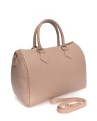 SS26 RM 1897 Handtasche aus puderfarbenem Leder - 22x31x19 cm