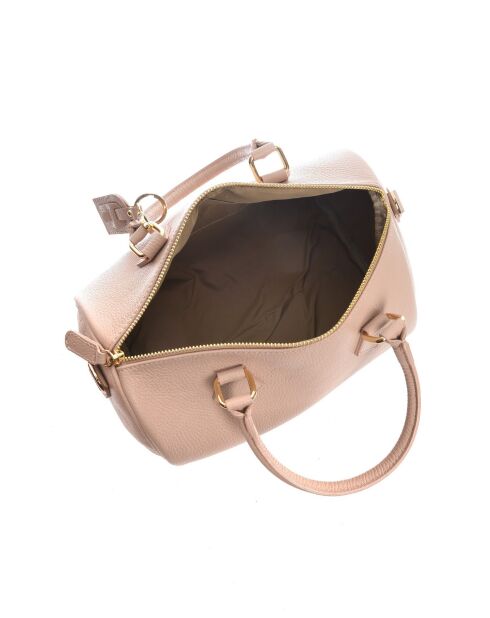 SS26 RM 1897 Handtasche aus puderfarbenem Leder - 22x31x19 cm