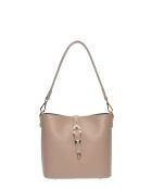 Sac seau en cuir SS26 RM 132T boue - 19x21.5x10.5 cm