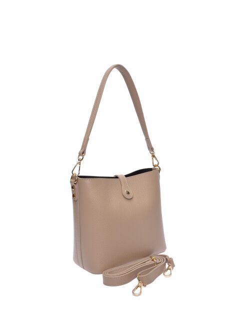 Sac seau en cuir SS26 RM 132T boue - 19x21.5x10.5 cm