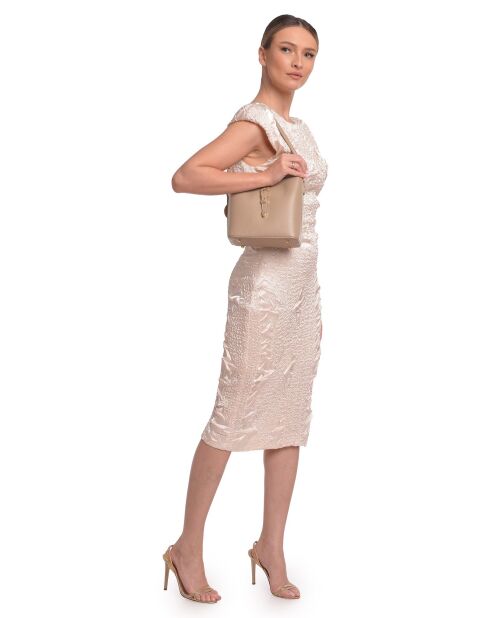 Sac seau en cuir SS26 RM 132T boue - 19x21.5x10.5 cm