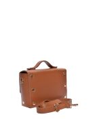 SS26 LV 192 Handtasche aus cognacfarbenem Leder - 13x19x6,5 cm