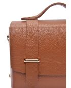 SS26 LV 192 Handtasche aus cognacfarbenem Leder - 13x19x6,5 cm