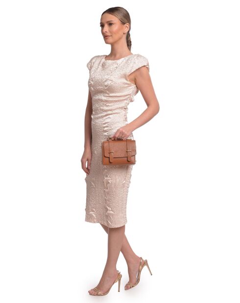 SS26 LV 192 Handtasche aus cognacfarbenem Leder - 13x19x6,5 cm