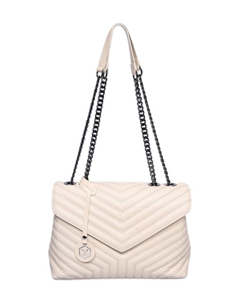 Sac bandoulière en cuir SS26 LV 2183 beige - 23x34x10 cm