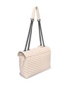 Sac bandoulière en cuir SS26 LV 2183 beige - 23x34x10 cm