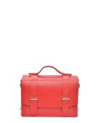 SS26 LV 192 rote Lederhandtasche - 13x19x6,5 cm