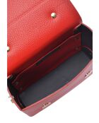 SS26 LV 192 rote Lederhandtasche - 13x19x6,5 cm