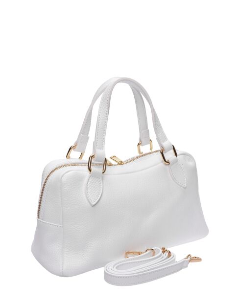 Sac à main en cuir SS26 RM 1007T blanc - 14x30x13 cm