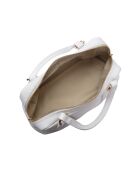 Sac à main en cuir SS26 RM 1007T blanc - 14x30x13 cm