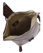 Mochila SS26 LV 128 de piel beige/marrón - 31x34x10 cm
