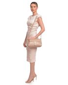 SS26 RM 149T modderleren handtas - 19x29x11 cm