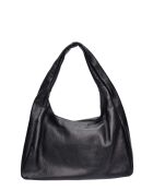 Sac hobo en cuir SS26 RM 144 noir - 24x41.5x10.5 cm