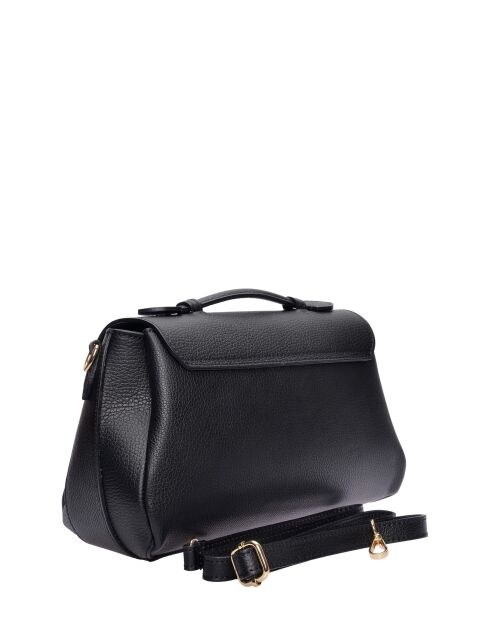 SS26 RM 149T schwarze Lederhandtasche - 19x29x11 cm
