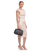 SS26 RM 149T schwarze Lederhandtasche - 19x29x11 cm
