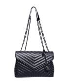 Sac bandoulière en cuir SS26 LV 2183 noir - 23x34x10 cm