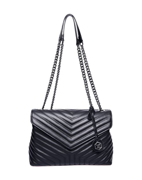 Sac bandoulière en cuir SS26 LV 2183 noir - 23x34x10 cm