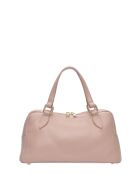 SS26 RM 1007T Handtasche aus puderfarbenem Leder - 14x30x13 cm