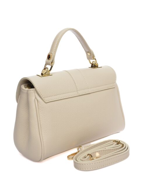 SS26 RM 1954T beigefarbene Lederhandtasche - 17x24x9,5 cm