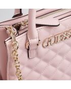 Sac fourre-tout petit modèle Alazne rose - 21.5 x 20.5 x 7 cm