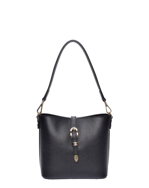 Sac seau en cuir SS26 RM 132T noir - 19x21.5x10.5 cm