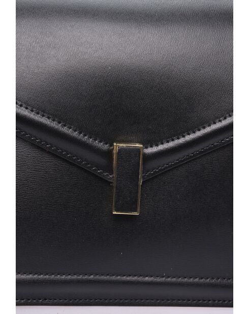 SS26 LV 3150 schwarze Lederhandtasche - 21x26x8 cm