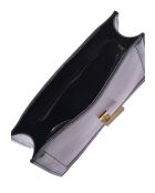 SS26 LV 3150 schwarze Lederhandtasche - 21x26x8 cm
