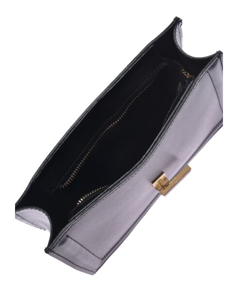 SS26 LV 3150 schwarze Lederhandtasche - 21x26x8 cm