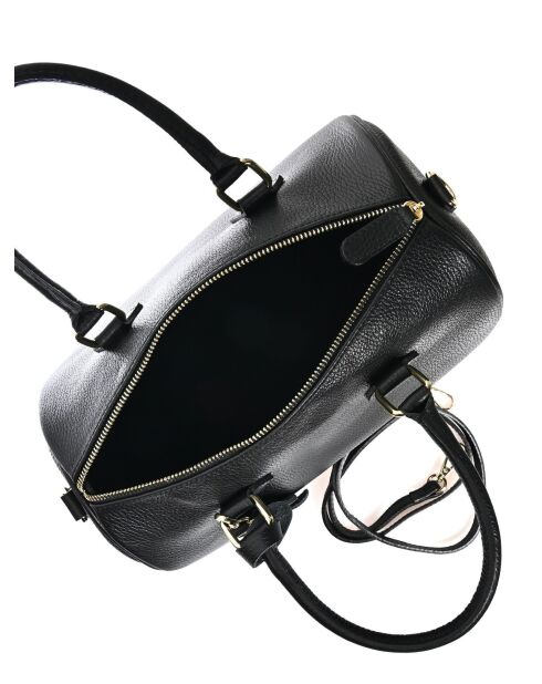 SS26 RM 1897 schwarze Lederhandtasche - 22x31x19 cm