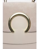 Sac à main en cuir SS26 LV 3108 beige - 20.5x24x11 cm