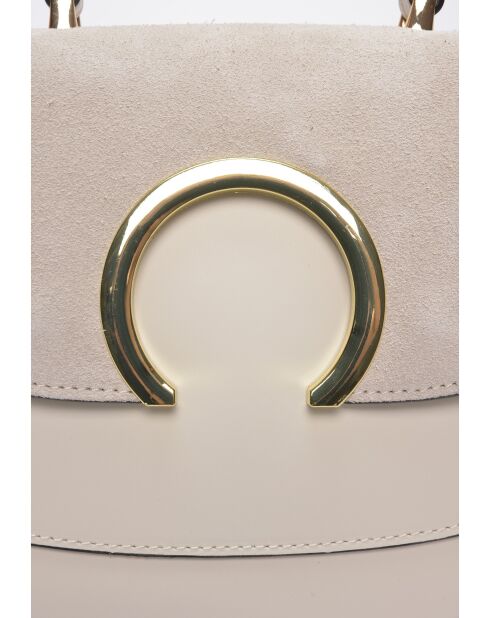Sac à main en cuir SS26 LV 3108 beige - 20.5x24x11 cm
