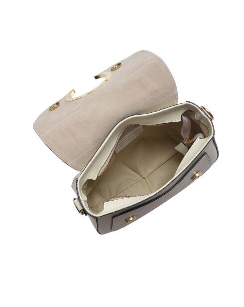 Sac à main en cuir SS26 LV 3108 beige - 20.5x24x11 cm