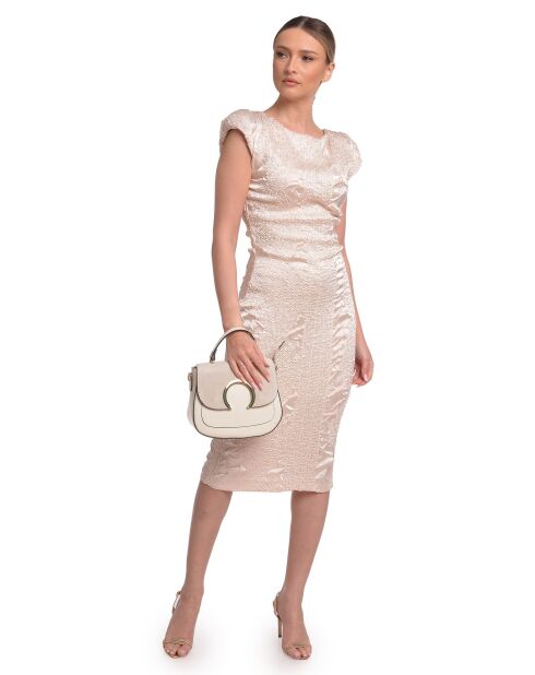 Sac à main en cuir SS26 LV 3108 beige - 20.5x24x11 cm
