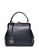 Sac à poignée supérieure/bandoulière en cuir SS26 RM 1825 noir - 21x28x11cm