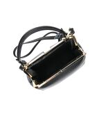 Sac à poignée supérieure/bandoulière en cuir SS26 RM 1825 noir - 21x28x11cm